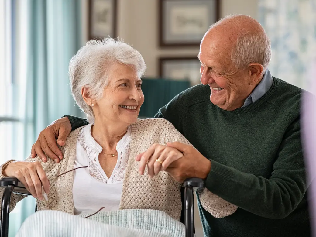 Glückliches Senior-Paar